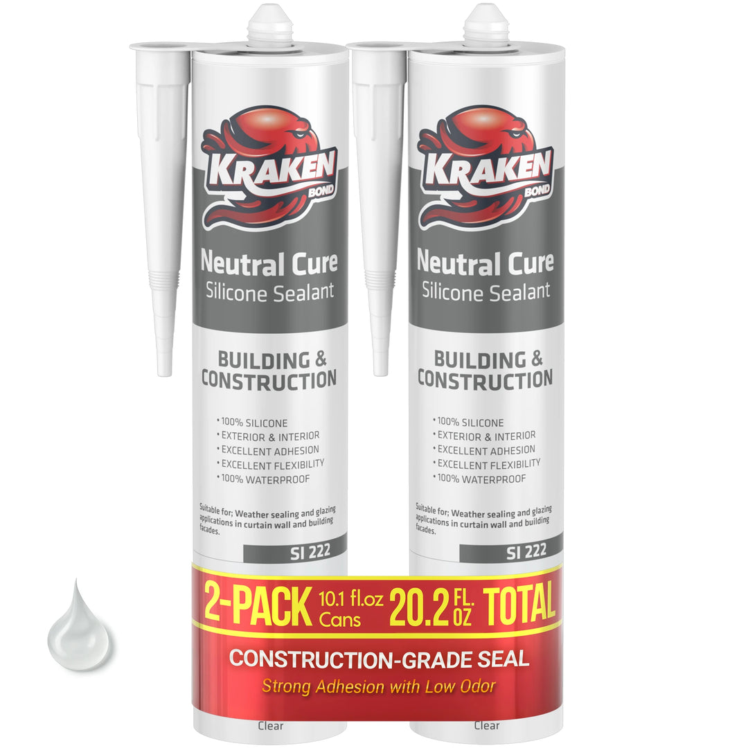 Kraken Building-Contruction Silicona Neutra 300Ml (Gw.360) (10.1 FL. OZ)