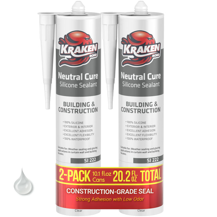 Kraken Building-Contruction Silicona Neutra 300Ml (Gw.360) (10.1 FL. OZ)