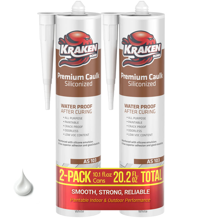 Premium Siliconized Caulk Sealant 10.1 fl oz White