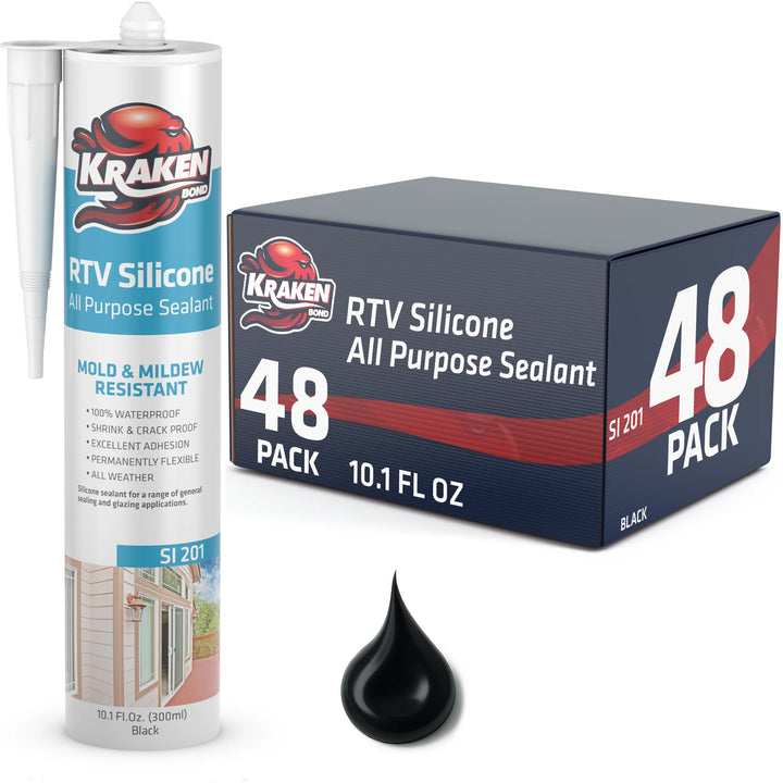 All Purpose RTV Silicone 10.1 fl oz - 12/24/48 Pack