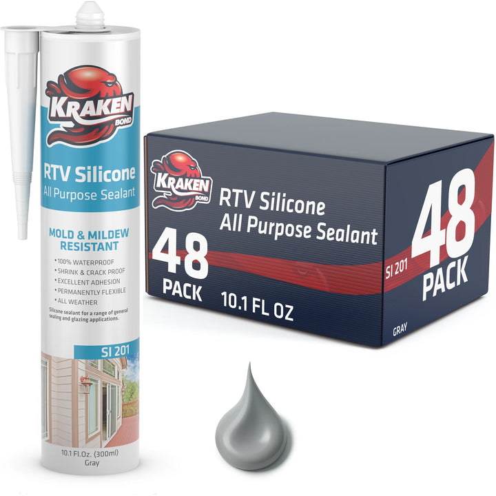 All Purpose RTV Silicone 10.1 fl oz - 12/24/48 Pack