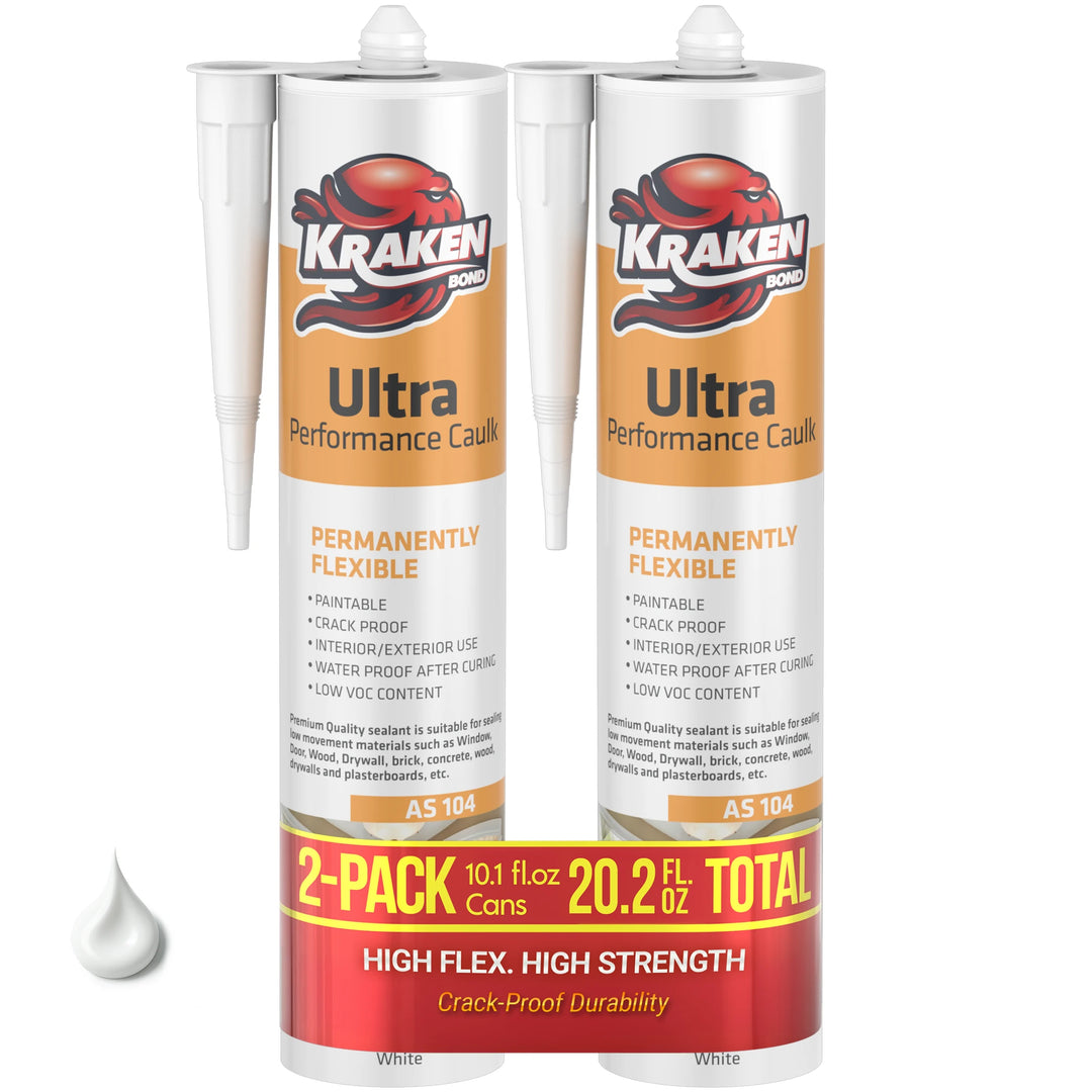 Kraken Ultra Performance Caulk Selaant 300 ml (10.1 FL Oz.) Blanco