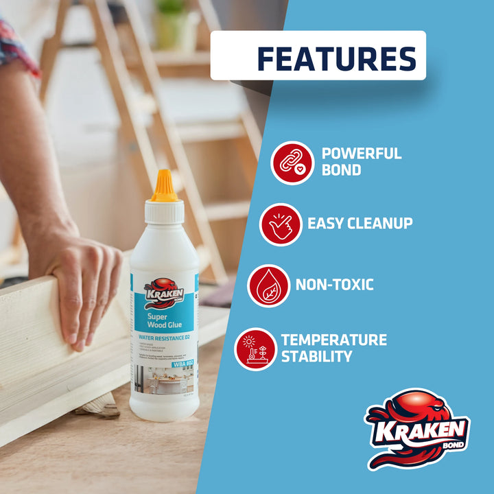 D2 White Super Wood Glue 13.5 fl oz