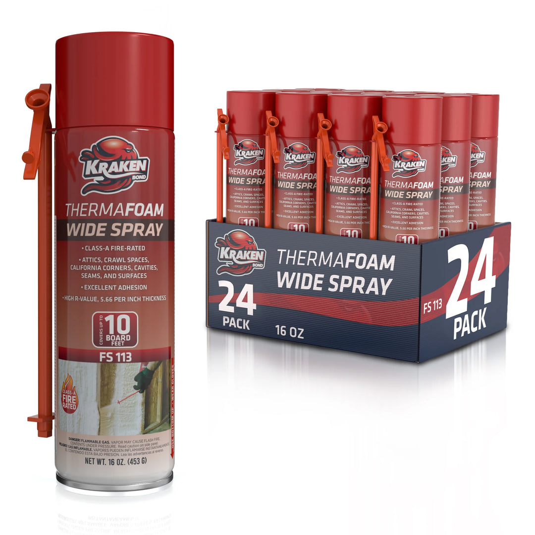Kraken Bond ThermaFoam Wide Spray – Polyurethane Foam Sealant