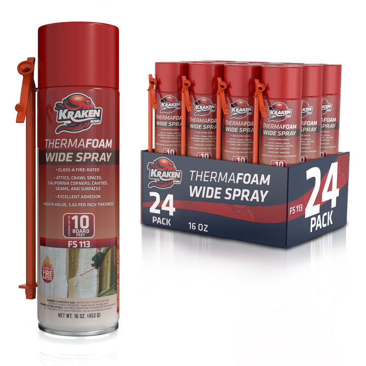 Kraken Bond ThermaFoam Wide Spray – Polyurethane Foam Sealant