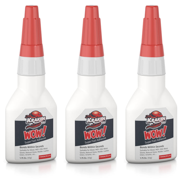 ¡WOW! Pegamento adhesivo CA súper rápido (4.4 oz) y activador (16.9 oz)