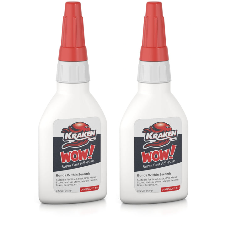 ¡WOW! Pegamento adhesivo CA súper rápido (4.4 oz) y activador (16.9 oz)