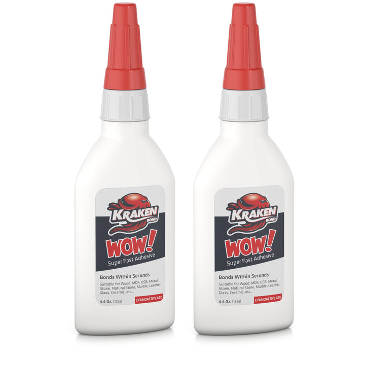 ¡WOW! Pegamento adhesivo CA súper rápido (4.4 oz) y activador (16.9 oz)