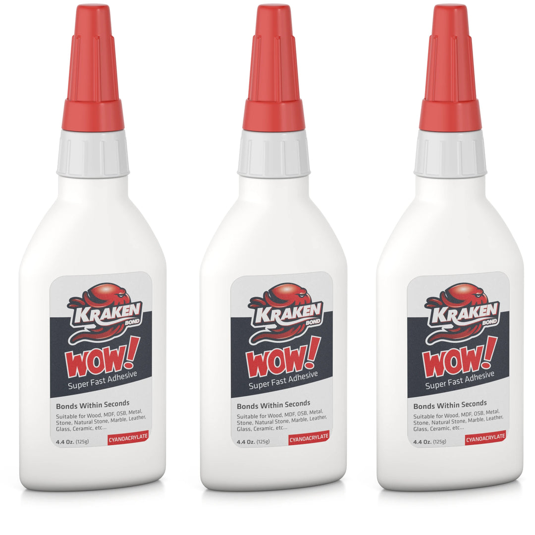 ¡WOW! Pegamento adhesivo CA súper rápido (4.4 oz) y activador (16.9 oz)