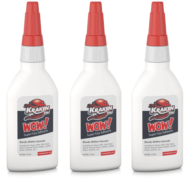 ¡WOW! Pegamento adhesivo CA súper rápido (4.4 oz) y activador (16.9 oz)