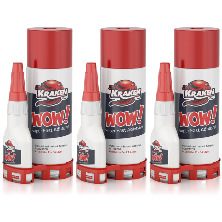 Kraken Bond WOW Super Fast Adhesive Set