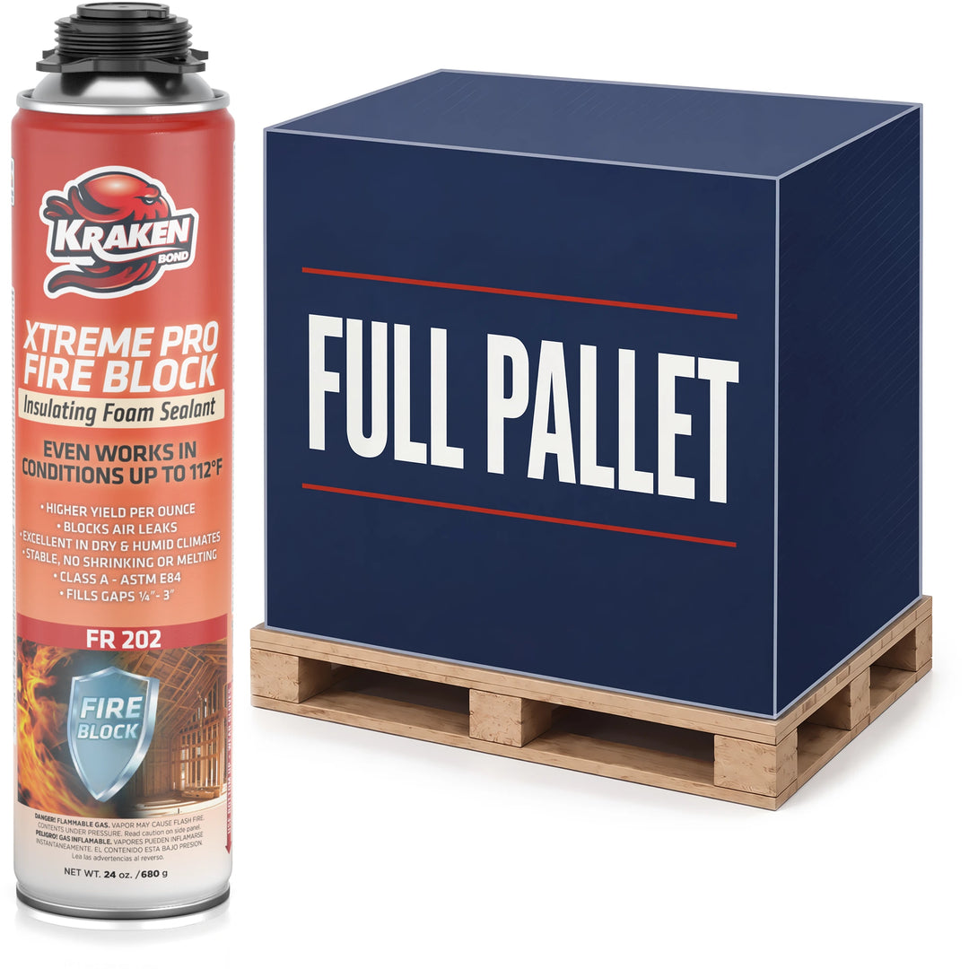Xtreme Pro Fire Block Spray Foam 24 oz, Gun Use