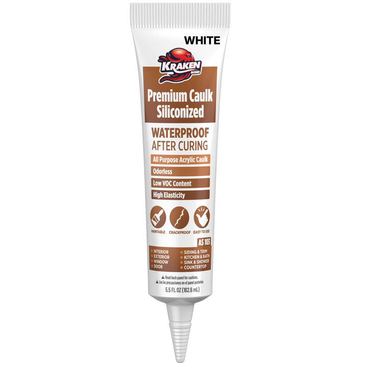 Sellador de Masilla Siliconizada Premium 10.1 fl oz Blanco