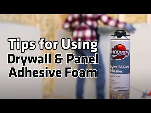 Drywall & Panel Adhesive Foam, 24 Fl Oz