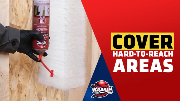 ThermaFoam Wide Spray Insulation Foam - Expanding Polyurethane Foam Sealant