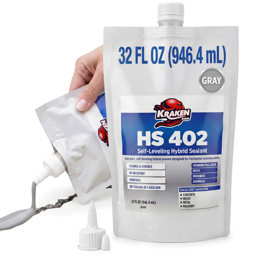 HS 402 Self Leveling Concrete Crack Filler, 32 fl oz