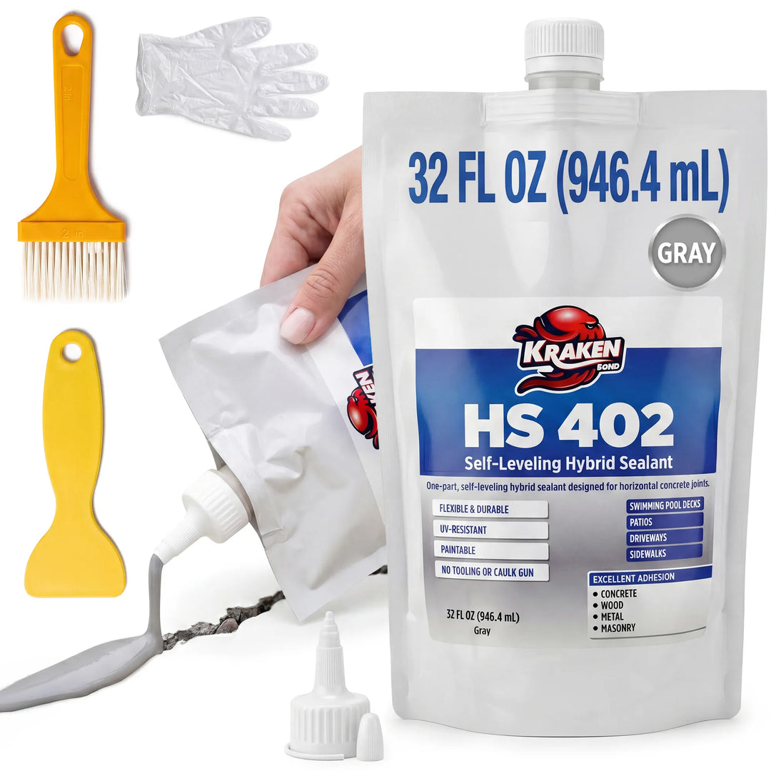 Rellenador de Grietas en Concreto Autonivelante HS 402, 32 fl oz