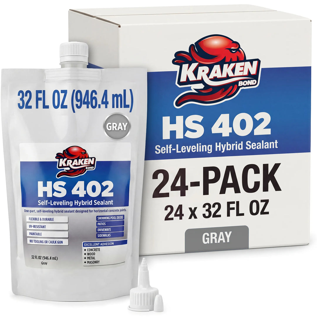 HS 402 Self Leveling Concrete Crack Filler, 32 fl oz