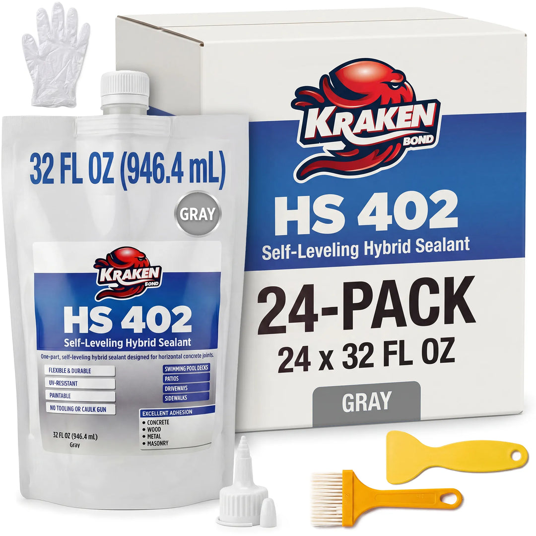 Rellenador de Grietas en Concreto Autonivelante HS 402, 32 fl oz