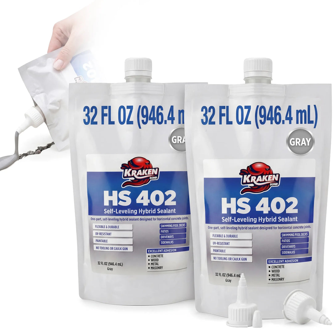 HS 402 Self Leveling Concrete Crack Filler, 32 fl oz