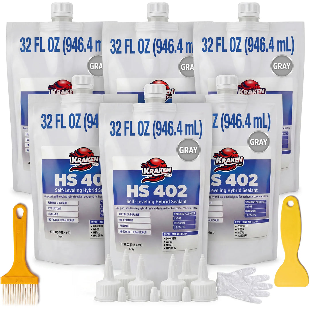 Rellenador de Grietas en Concreto Autonivelante HS 402, 32 fl oz