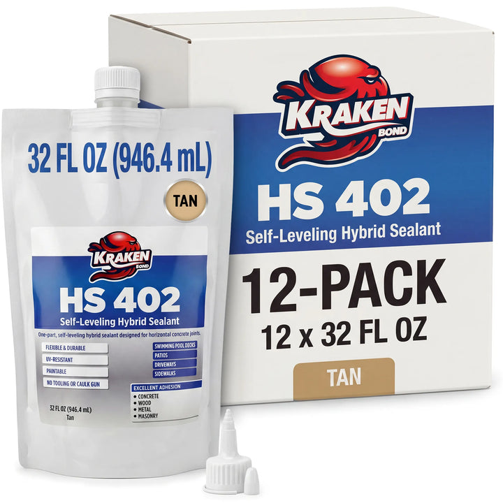 HS 402 Self Leveling Concrete Crack Filler, 32 fl oz