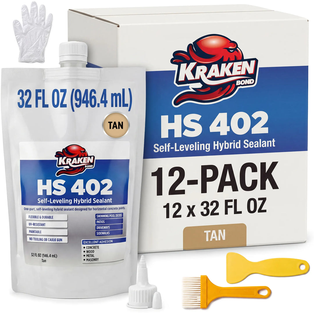 Rellenador de Grietas en Concreto Autonivelante HS 402, 32 fl oz