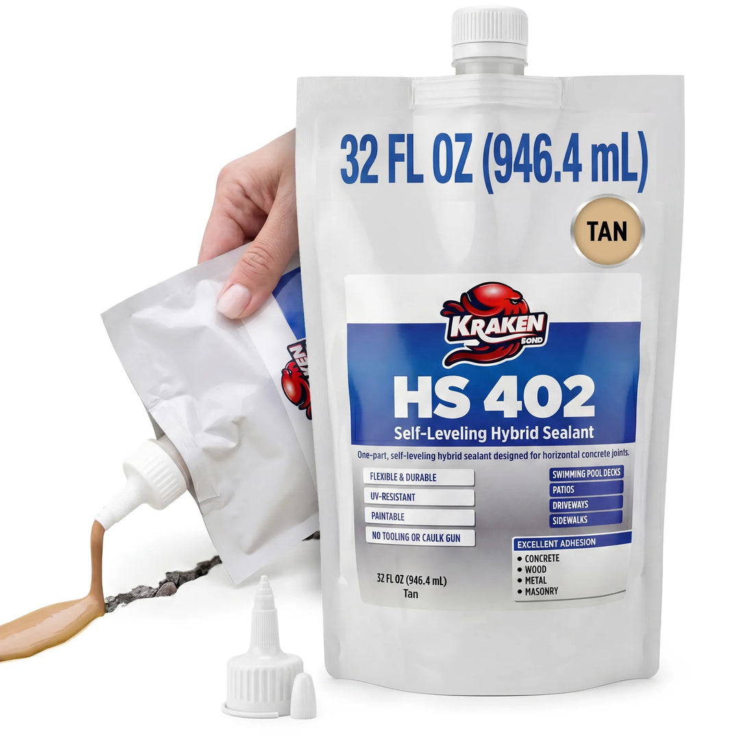 HS 402 Self Leveling Concrete Crack Filler, 32 fl oz