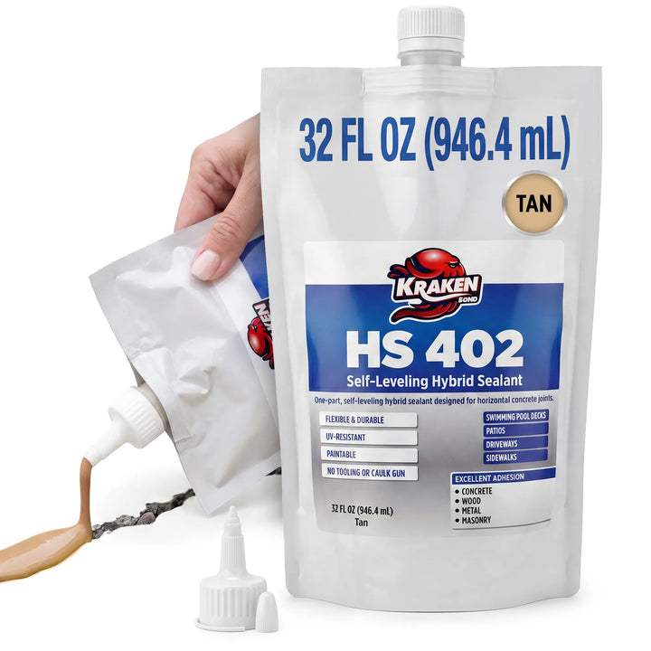HS 402 Self Leveling Concrete Crack Filler, 32 fl oz
