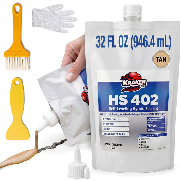 Rellenador de Grietas en Concreto Autonivelante HS 402, 32 fl oz