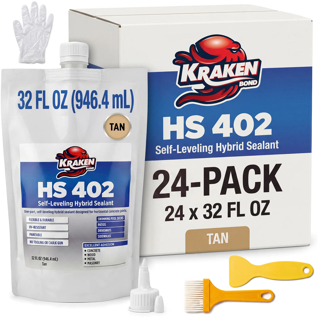 Rellenador de Grietas en Concreto Autonivelante HS 402, 32 fl oz