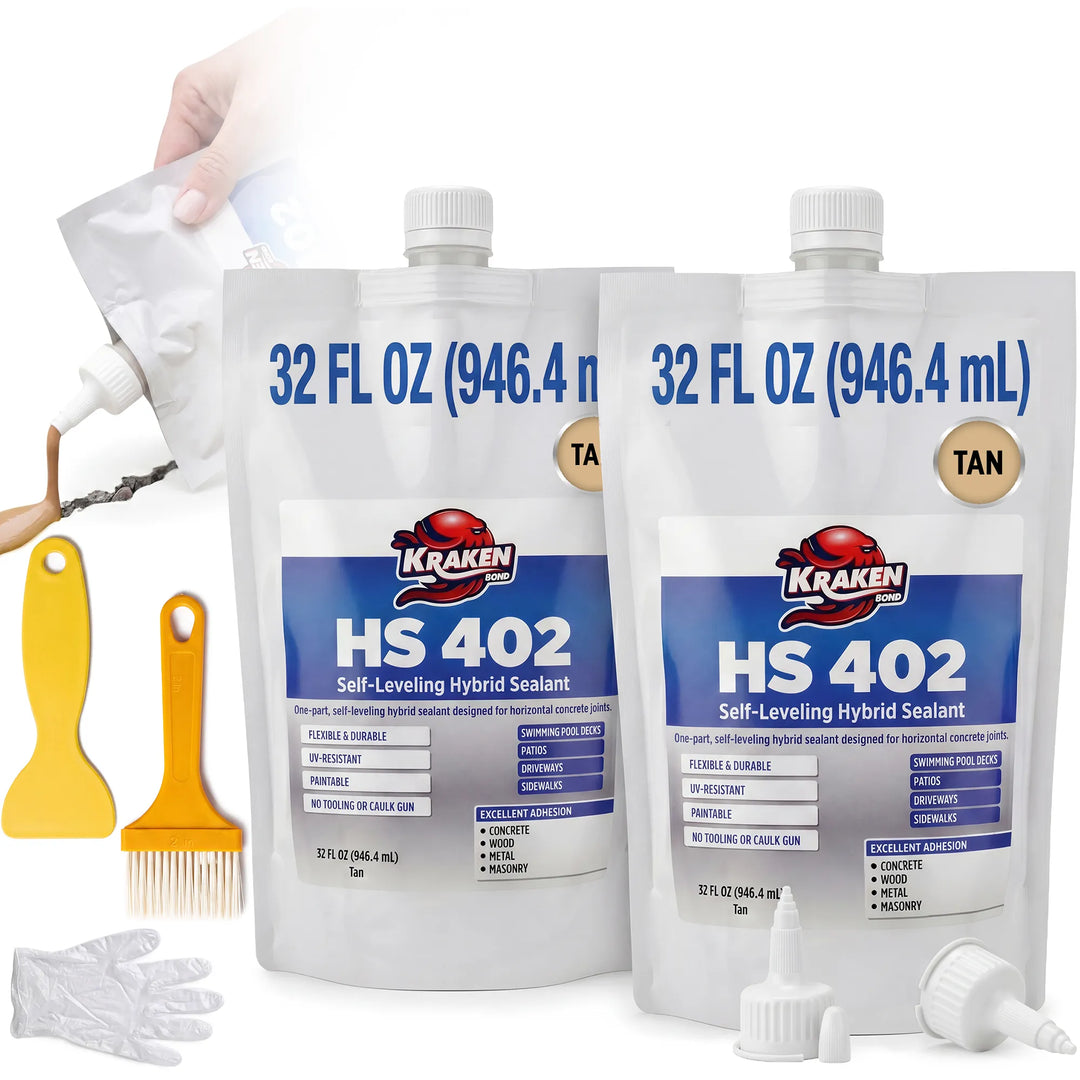 Rellenador de Grietas en Concreto Autonivelante HS 402, 32 fl oz