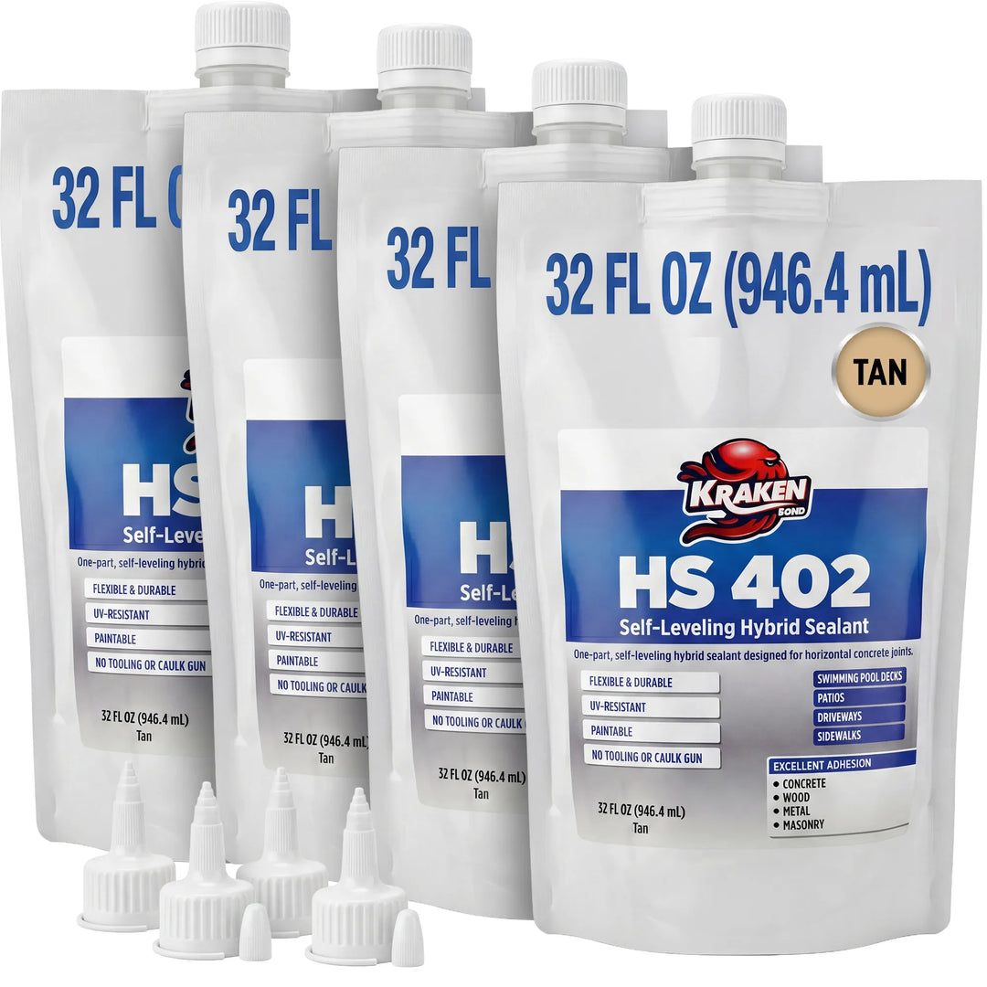 HS 402 Self Leveling Concrete Crack Filler, 32 fl oz
