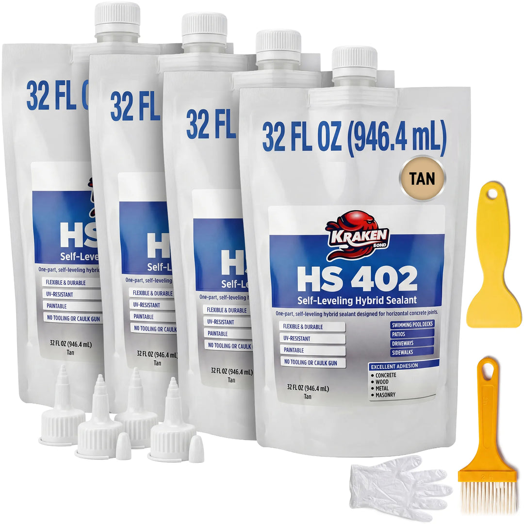 Rellenador de Grietas en Concreto Autonivelante HS 402, 32 fl oz