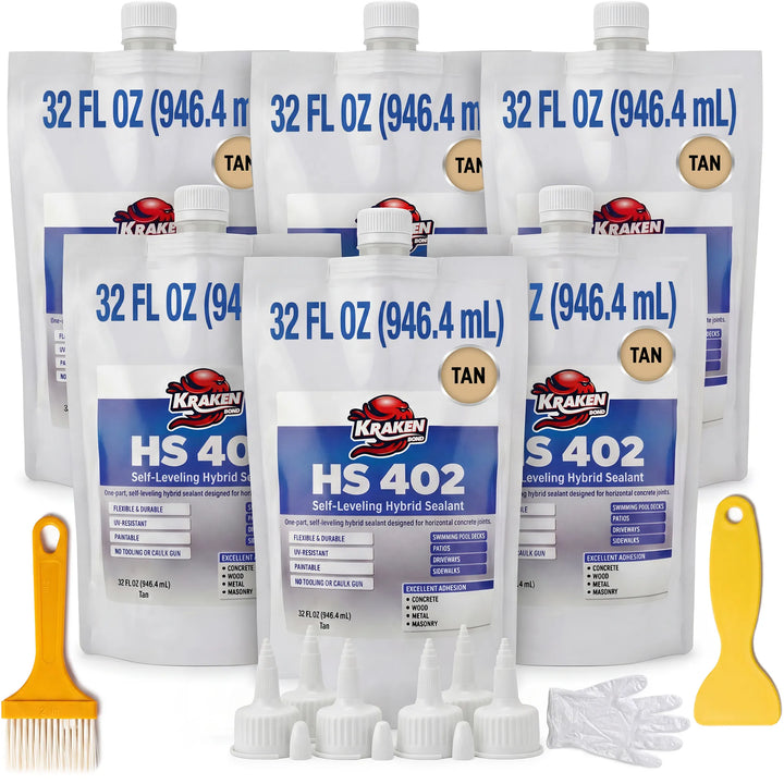 Rellenador de Grietas en Concreto Autonivelante HS 402, 32 fl oz