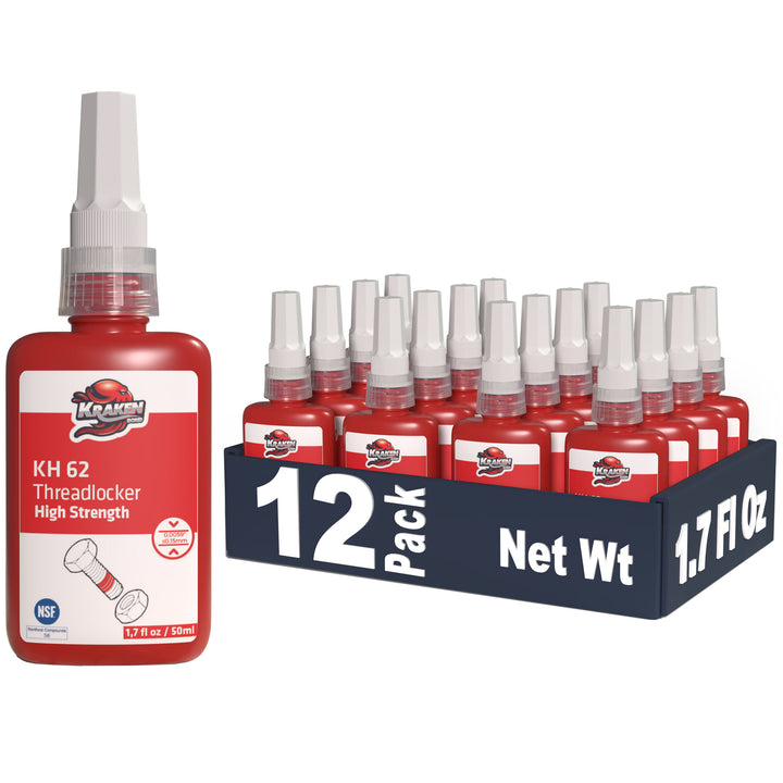 High Strength Red Threadlocker - KH 62 (1.7 oz. / 50 ml)