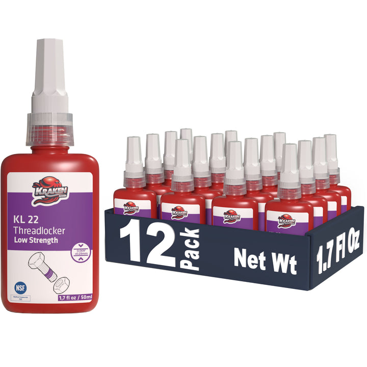 Low Strength Purple Threadlocker - KL 22 (1.7 oz. / 50 ml)