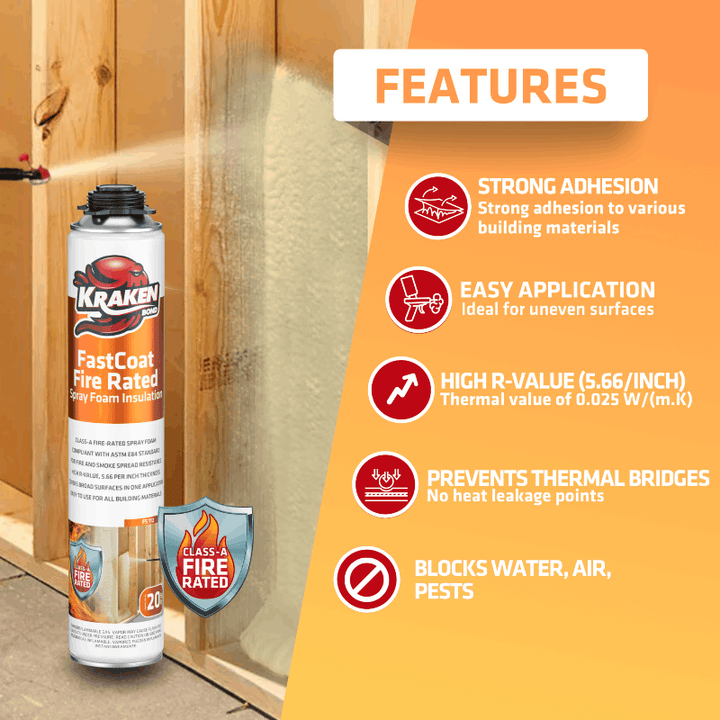 FastCoat 12-Can Complete Insulation DIY Kit with Sealants &amp; Fire Block