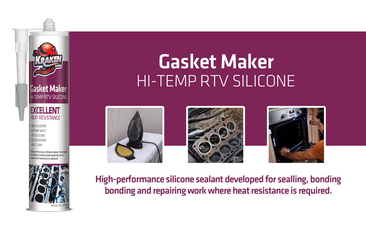 Gasket Maker RTV Silicone 300Ml (10.1 FL. OZ)