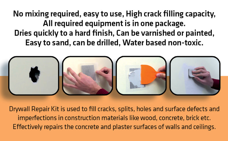 Wall Repair Patch Kit 9 Oz.