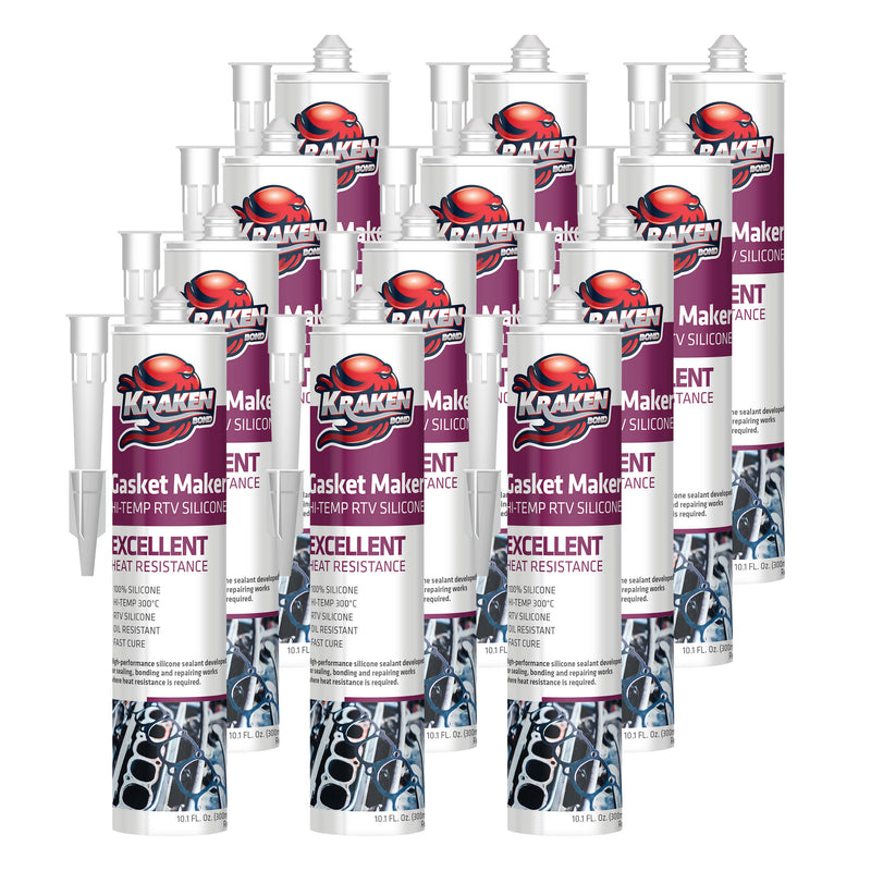Kraken Formador de Juntas RTV Silicona 300Ml (10.1 FL. OZ)