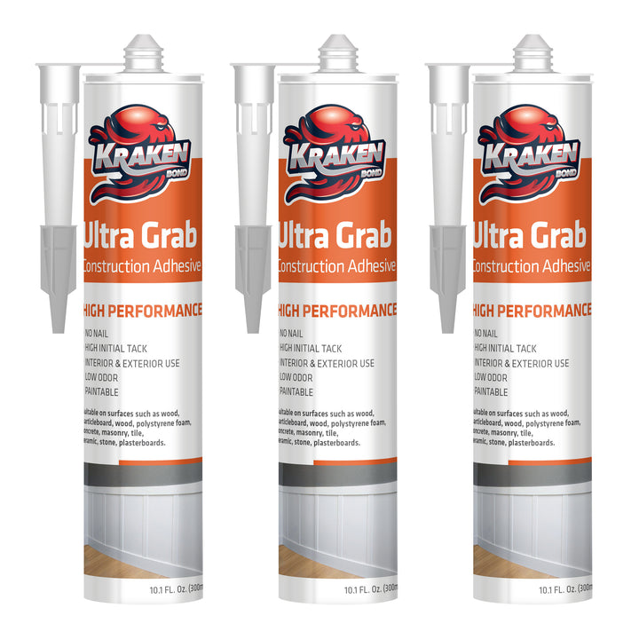 Kraken Ultra Grab Adhesivo para la construcción 300 ml (10,1 onzas líquidas)
